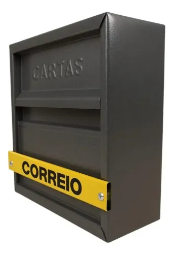 Caixa de correio carta grade horizontal