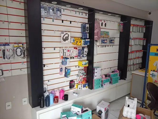 Painel canaletado mais armário embaixo completo aceito proposta