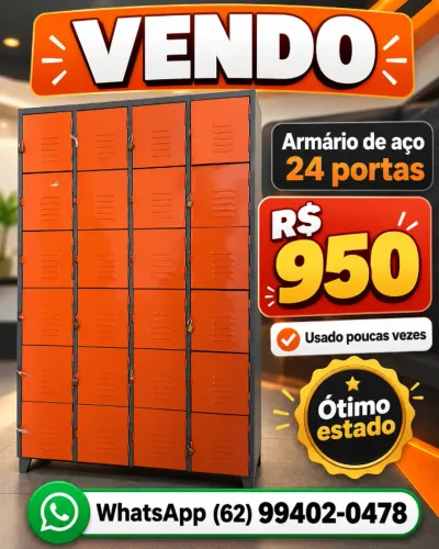 Armário de aço 24 Portas 
