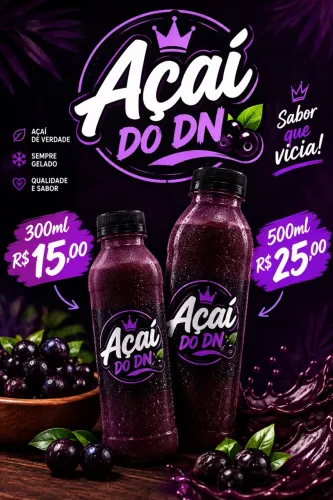 Venha garanti seu açaí