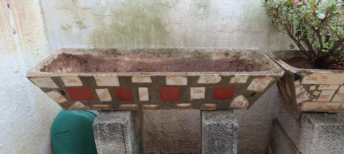 Jardineira de concreto