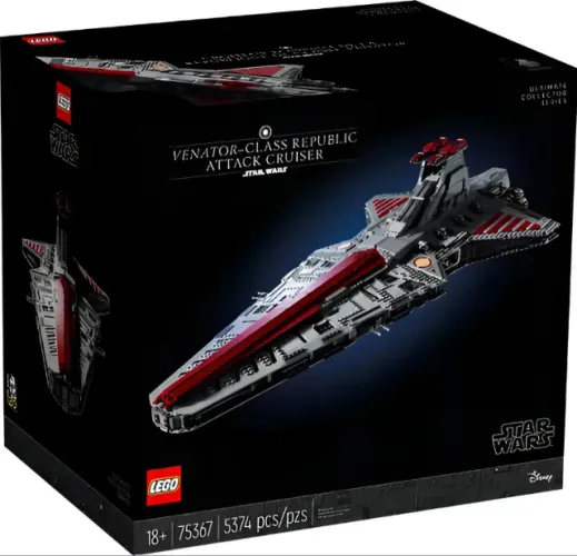 Lego star wars 75367 ucs venator class republic attack cruiser
