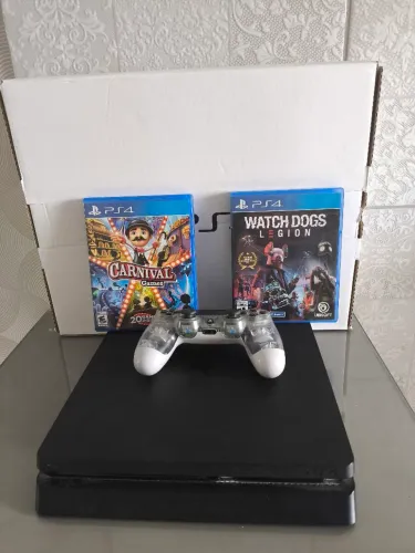 Playstation 4 slim 1tb com 2 jogos