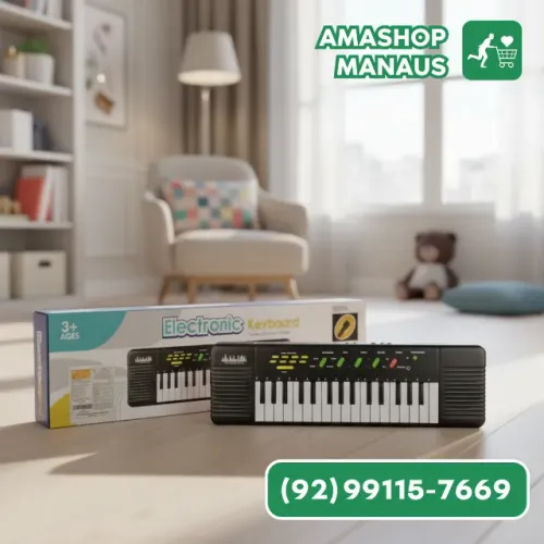 Piano Teclado para Crianças - Musicalização Infantil e Diversão