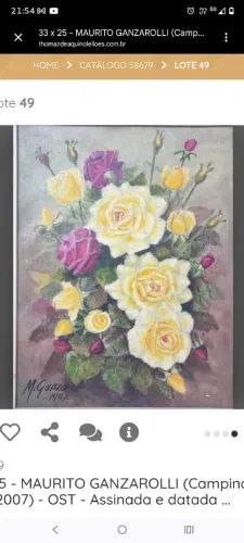 Quadro M. Ganzarolli " Rosas"