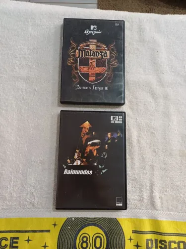 02 DVDs originais MTV ao vivo - Os Raimundos e Matanza