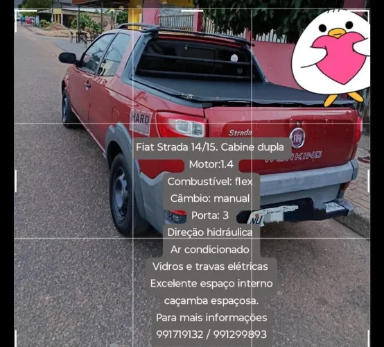 Fiat Strada Working 1.4 MPI Fire Flex 8V CD 2015