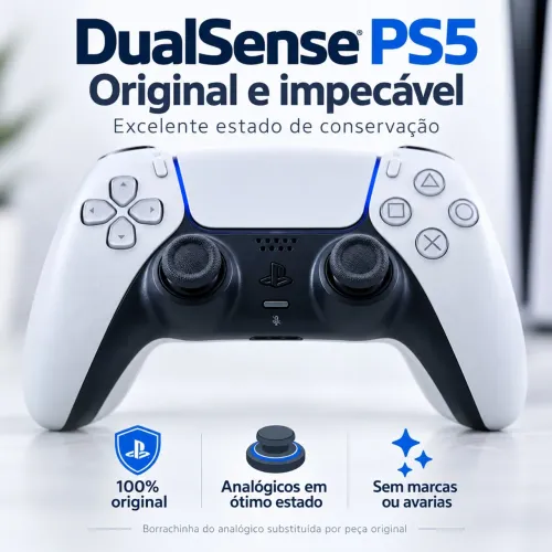 Controle Sony DualSense PS5 Original - Impecável