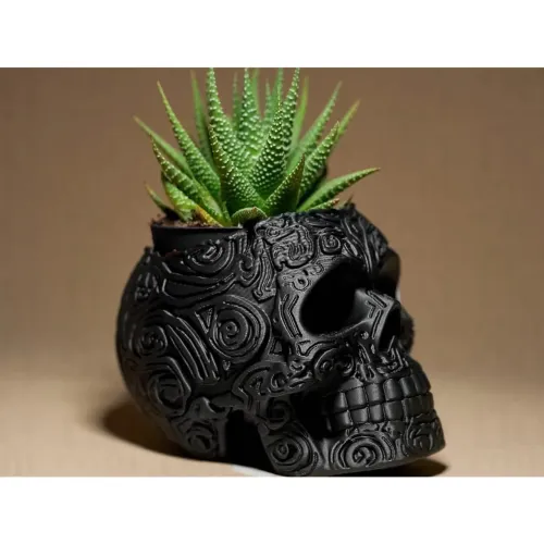 Vaso em formato de caveira