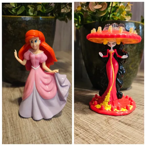 KIT COM 2 BONECOS MCDONALD'S VINTAGE ( ARIEL+ LA MUERTE )