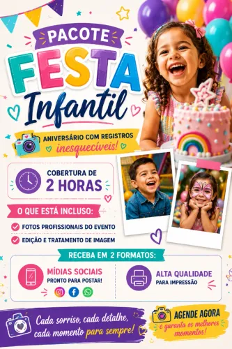 Fotógrafo - FESTA INFANTIL