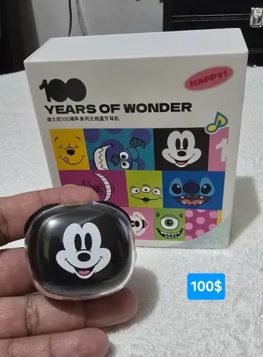 Fone de ouvido Bluetooth do Mickey original 