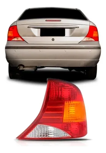 Lanterna Traseira Esq Ford Focus Sedan 1998 A 2004 Depo Esquerdo/motorista Tricolor