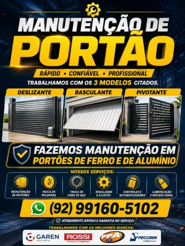 Manutenção em Portões - Manutenção de Portão