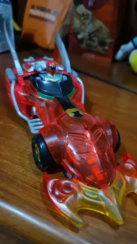Bandai Power Rangers Mystic Force Mighty Dragon Race Car - COMPLETO