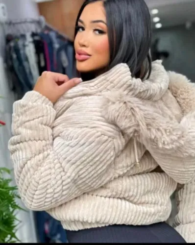Jaqueta cotelê feminina na promoção, inverno , nova! Queima de estoque