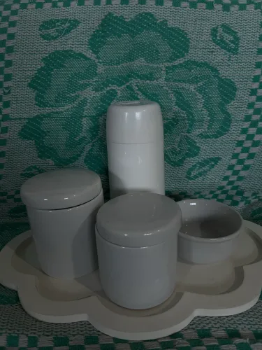 Kit higiene + trocador + rede de banho