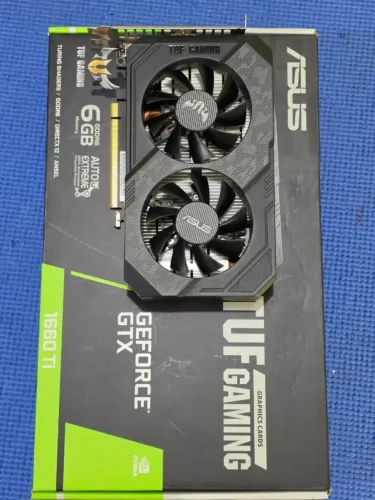Placa de Video Asus GeForce GTX 1660 Ti TUF Gaming OC, 6GB, GDDR6, 192-bit