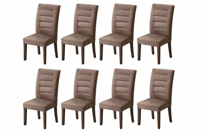 6 Cadeiras Estofadas