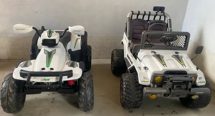 Quadriciclo e Jeep elétrico infantil 