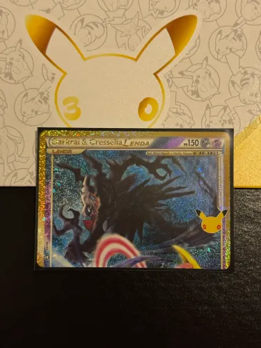 Carta Darkrai & Cresselia 99/102 Foil Pokemon TCG Celebração de 30 Anos