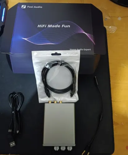 DAC / Amp de Mesa Fosi Audio K5 Pro - Perfeito Estado (Para PC/PS5/Xbox)