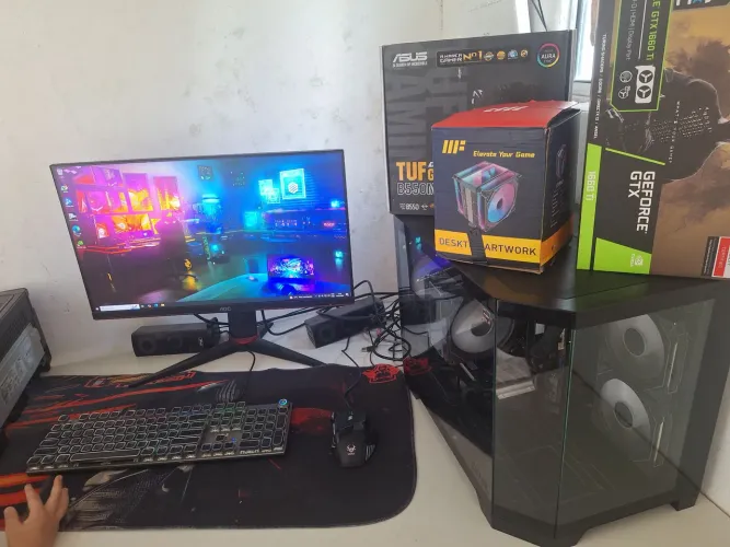 Pc gamer ryzen 7 completo ( troco em notebook)