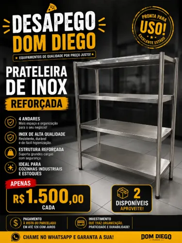 Prateleira Estante Inox