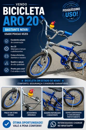 Venço bicicleta aro 20