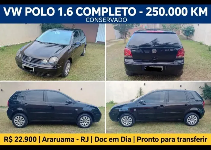 Volkswagen Polo 1.6 MI/ S.ouro 1.6mi 101cv 8V 5P 2004