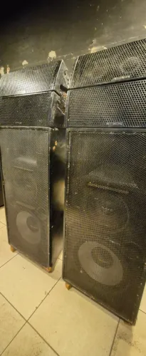 Som profissional Line Arrays e PA 18 polegadas