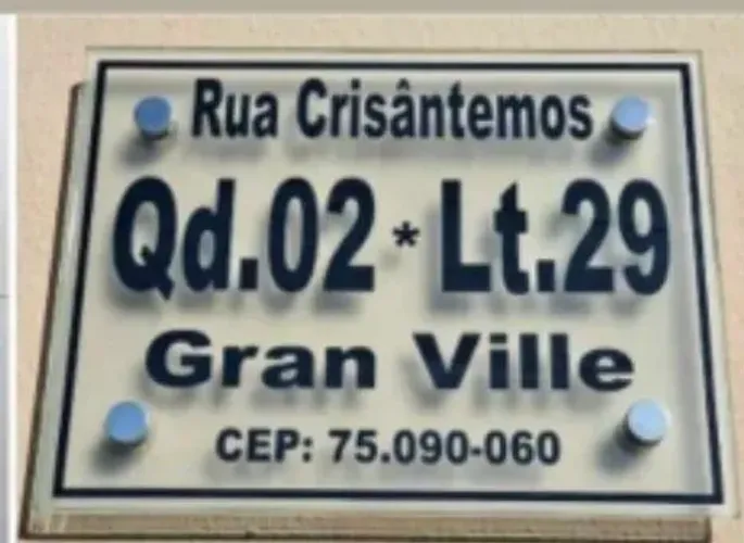 Placas de endereço Anápolis whatsapp *