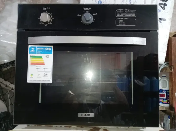 Forno elétrico a gás