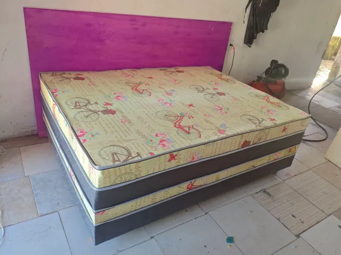 cama casal espuma