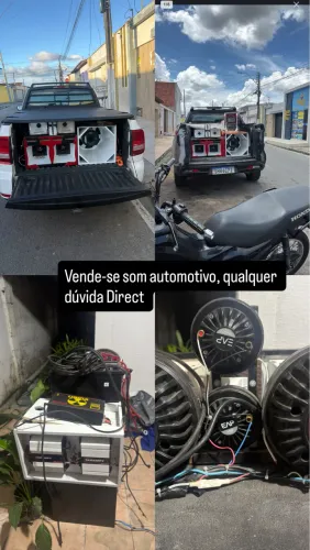 Caixa trio, bob, paredão, som automotivo