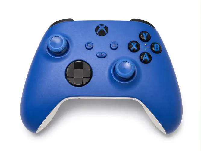 Controle Xbox edição especial na cor azul