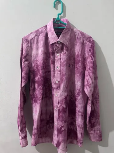 Camisa John John Original Tie-Dye Rosa Masculina P