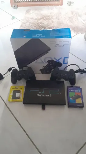Ps2 slim + caixa