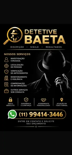 DETETIVE BAETA EM SP