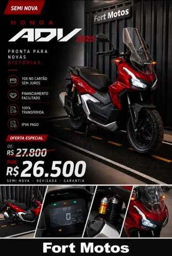 NOVA HONDA ADV 160 SEMI NOVA