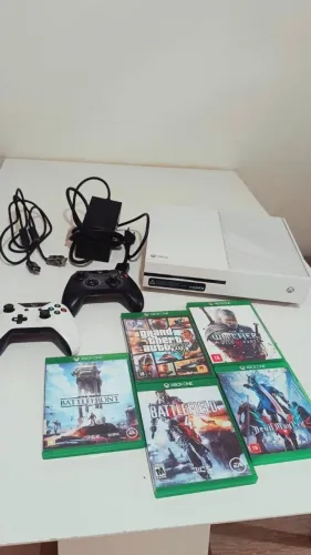 ? OPORTUNIDADE! Xbox One COMPLETO + 5 JOGOS INCRÍVEIS ?