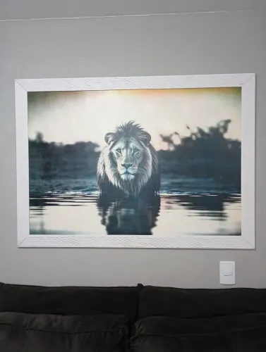 Quadro decorativo Leão