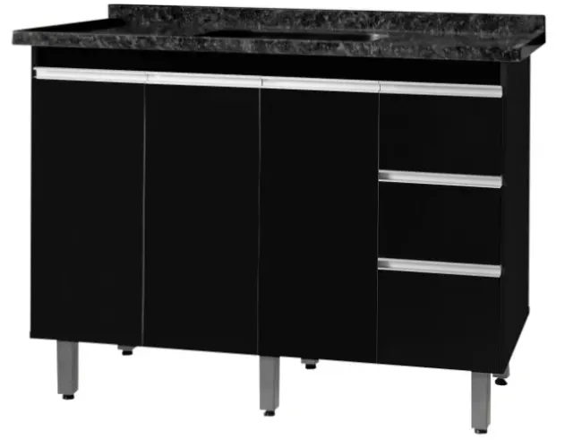 Gabinete para pia de cozinha 1.50m ! Frete + montagem grátis.