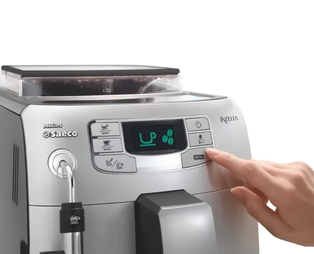 Cafeteira espresso grãos automática Philips Saeco Inox Evo