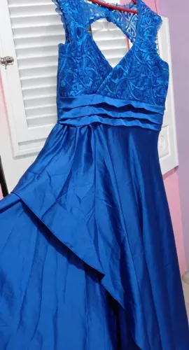 Vestido de festa azul