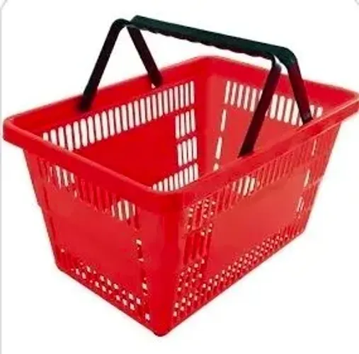 Vendo 3 cesto de plástico de compra para supermercado.