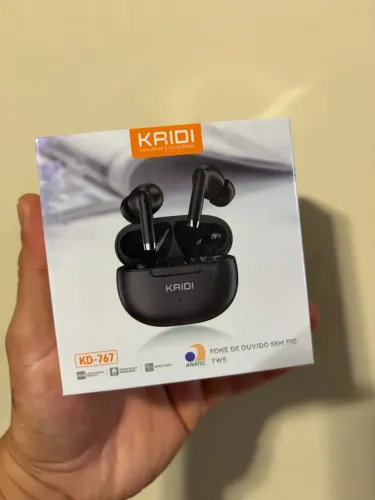 Fone de Ouvido Kaidi KD-767 TWS V5.4 Bluetooth - Preto - LACRADO