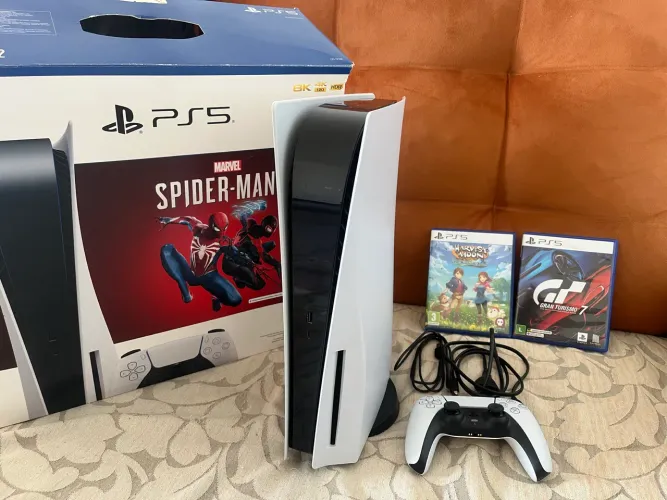 PS5 Mídia Física + Jogos
