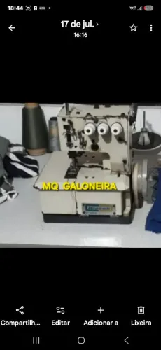 MÁQUINA DE COSTURA GALONEIRA FUNCIONAMENTO COM PERFEITO PARA PRODUÇÃO