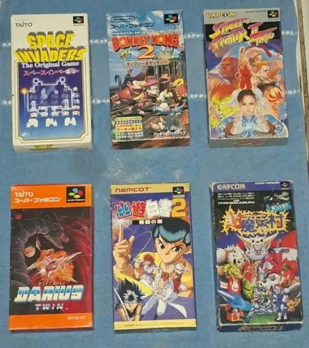 Jogos Originais Famicom Na Caixa !!!!!